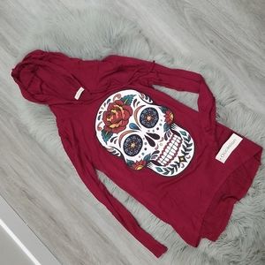 Occasion hooded shirt